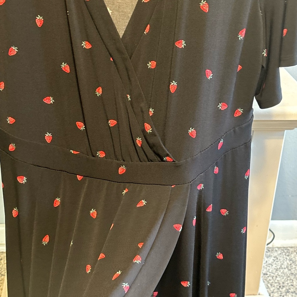 Torrid plus strawberry swing dress